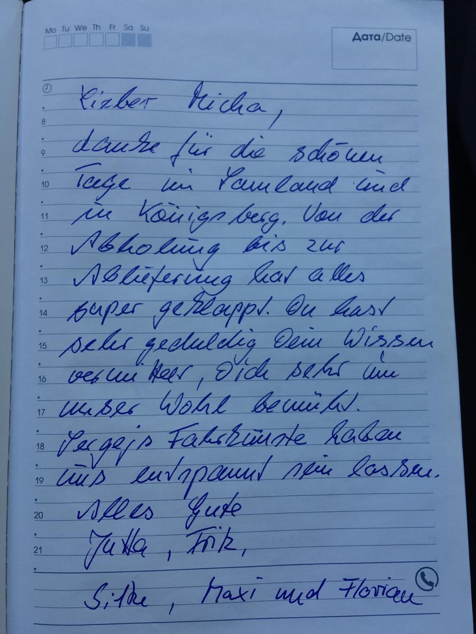 Reise nach Ostpreußen